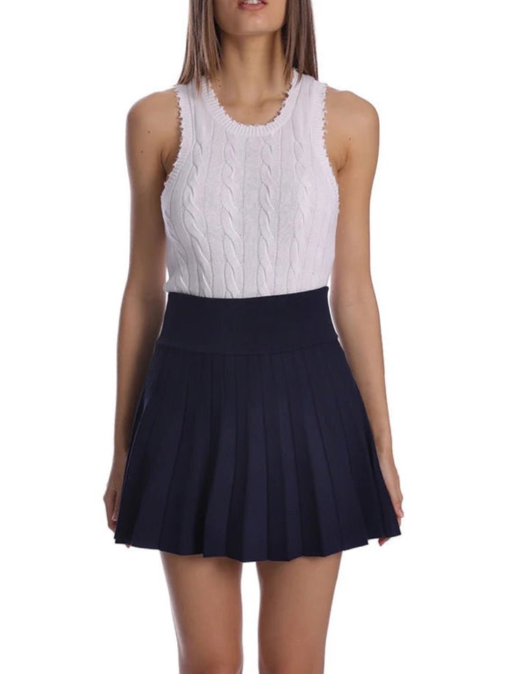 Minnie Rose Viscose Tennis Skort Skirt